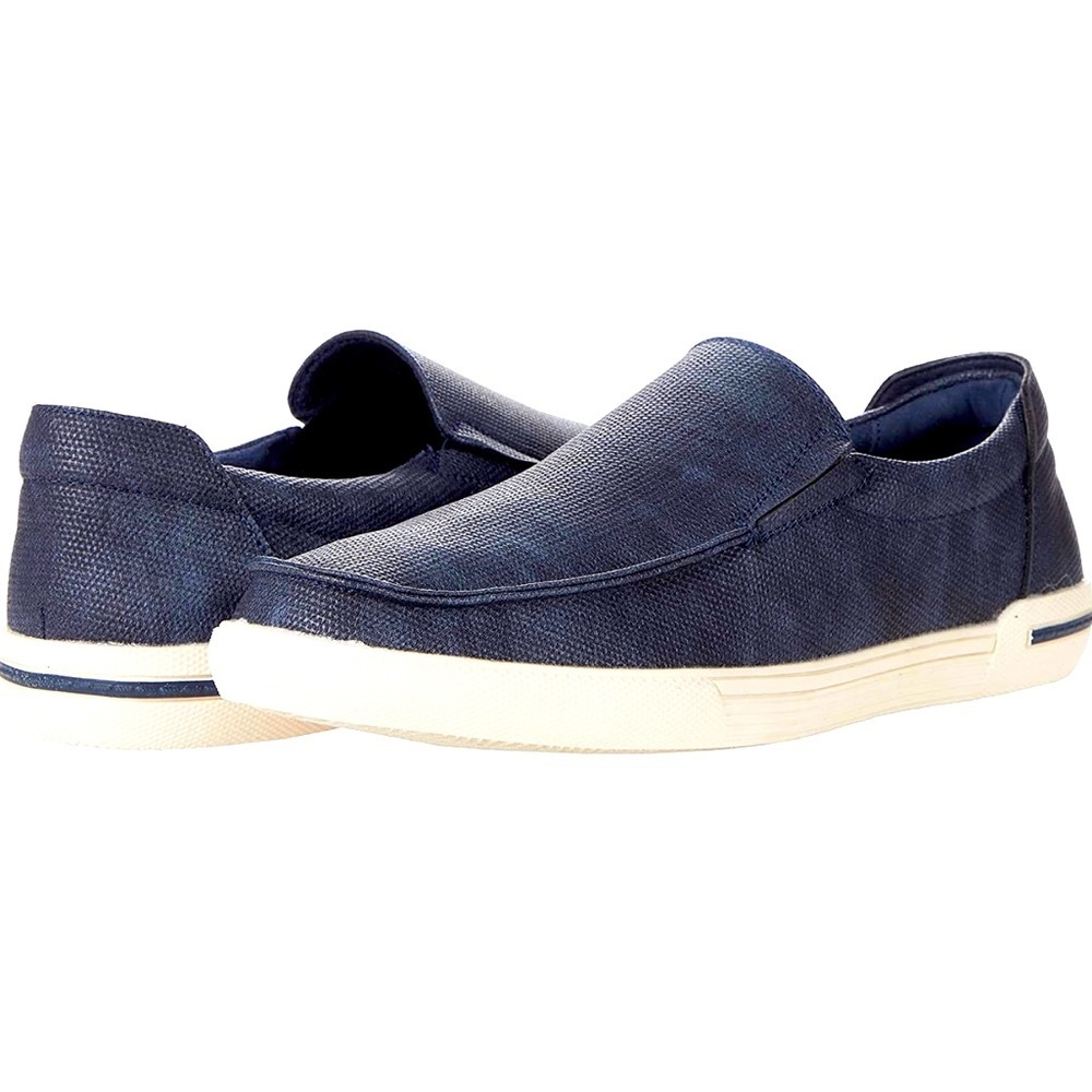 Unlisted by Kenneth Cole Men's Un-Anchor Slip on Sneaker Color Navy Size 11.5